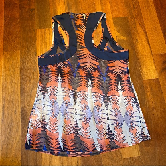 Y2K racerback tank top, semi-sheer, Costa Blanca Size 36 aka XS - Picture 4 of 7